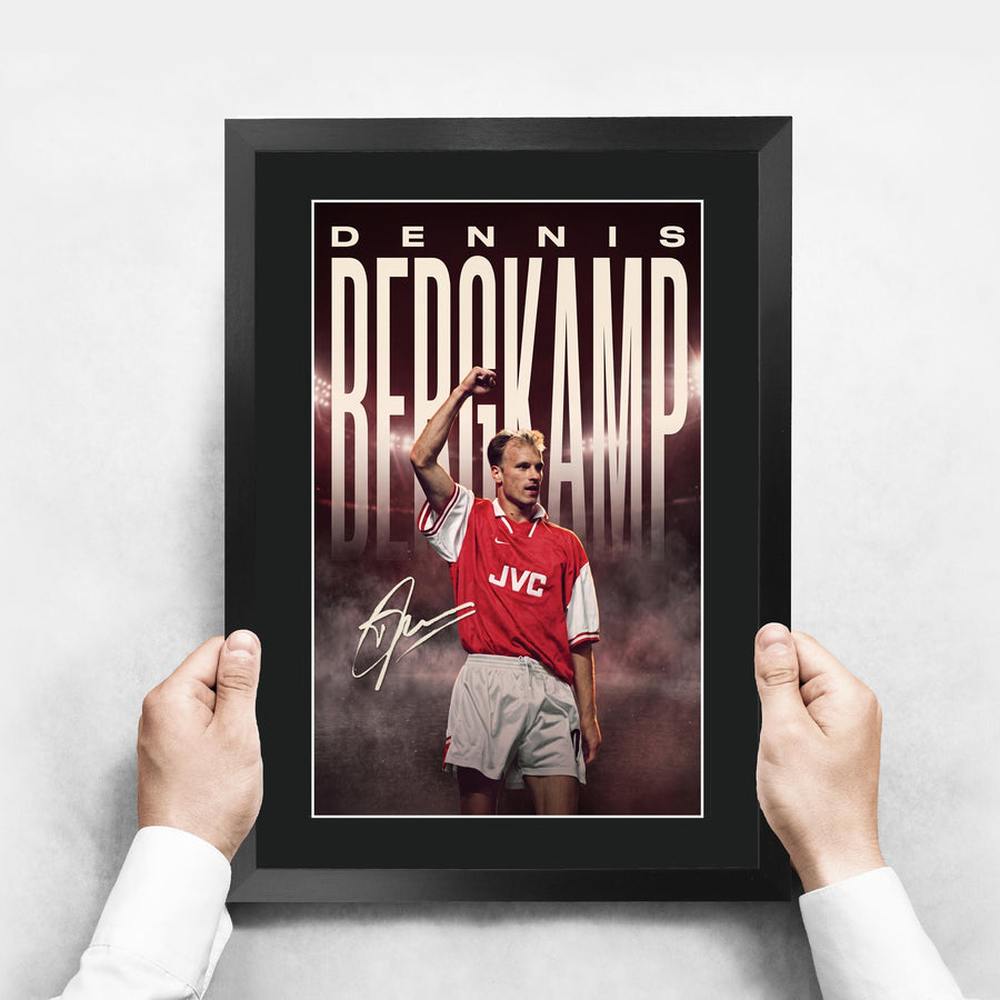 The framed print held up to show its size