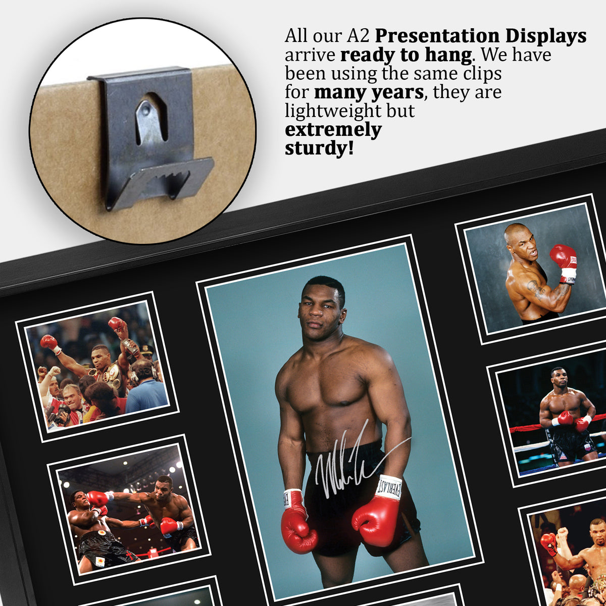 A2 Framed Mike Tyson Boxing A3 framed print, view 5