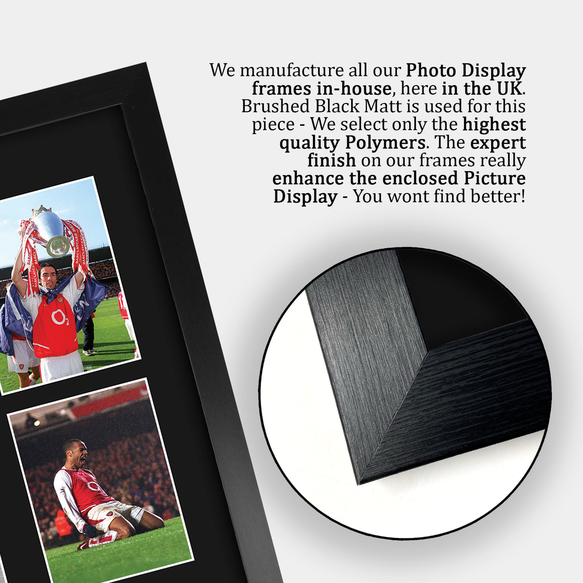 Arsenal 2004 Champions Prem League The Invincibles A3 framed print, view 6