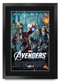 Avengers The Cast A3 framed print