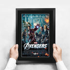 Avengers The Cast A3 framed print, view 3