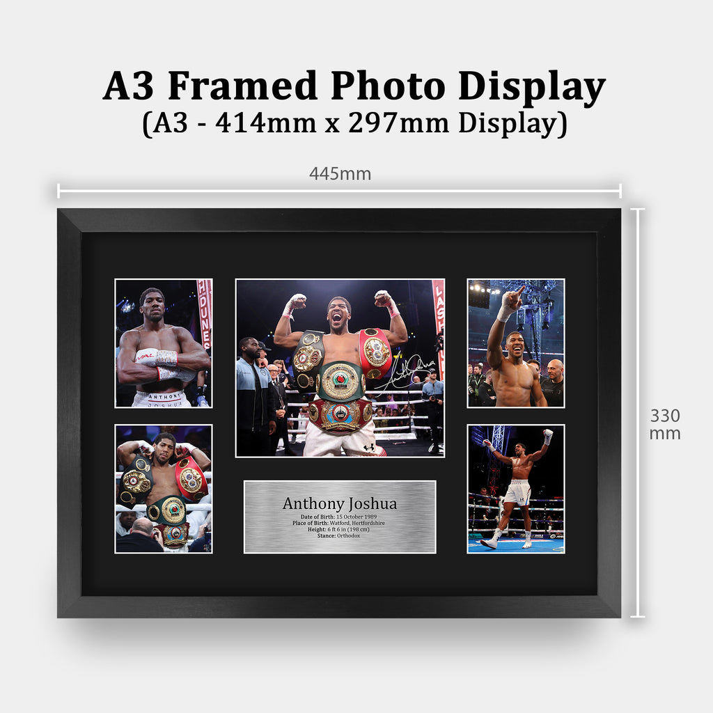 Anthony Joshua A3 framed print, view 2