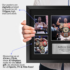 Anthony Joshua A3 framed print, view 3
