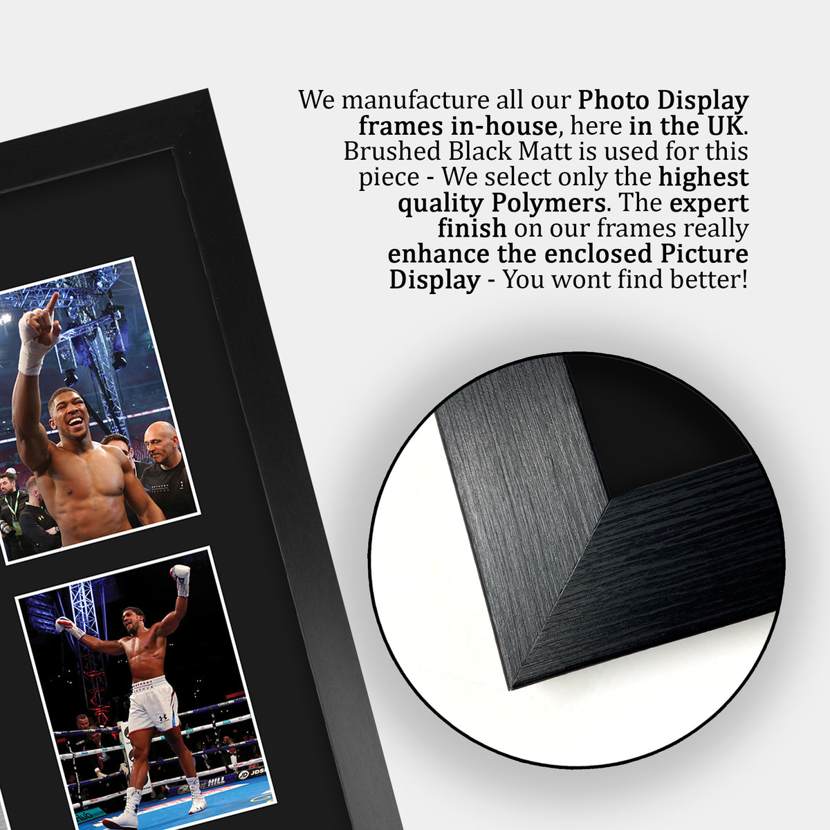Anthony Joshua A3 framed print, view 6