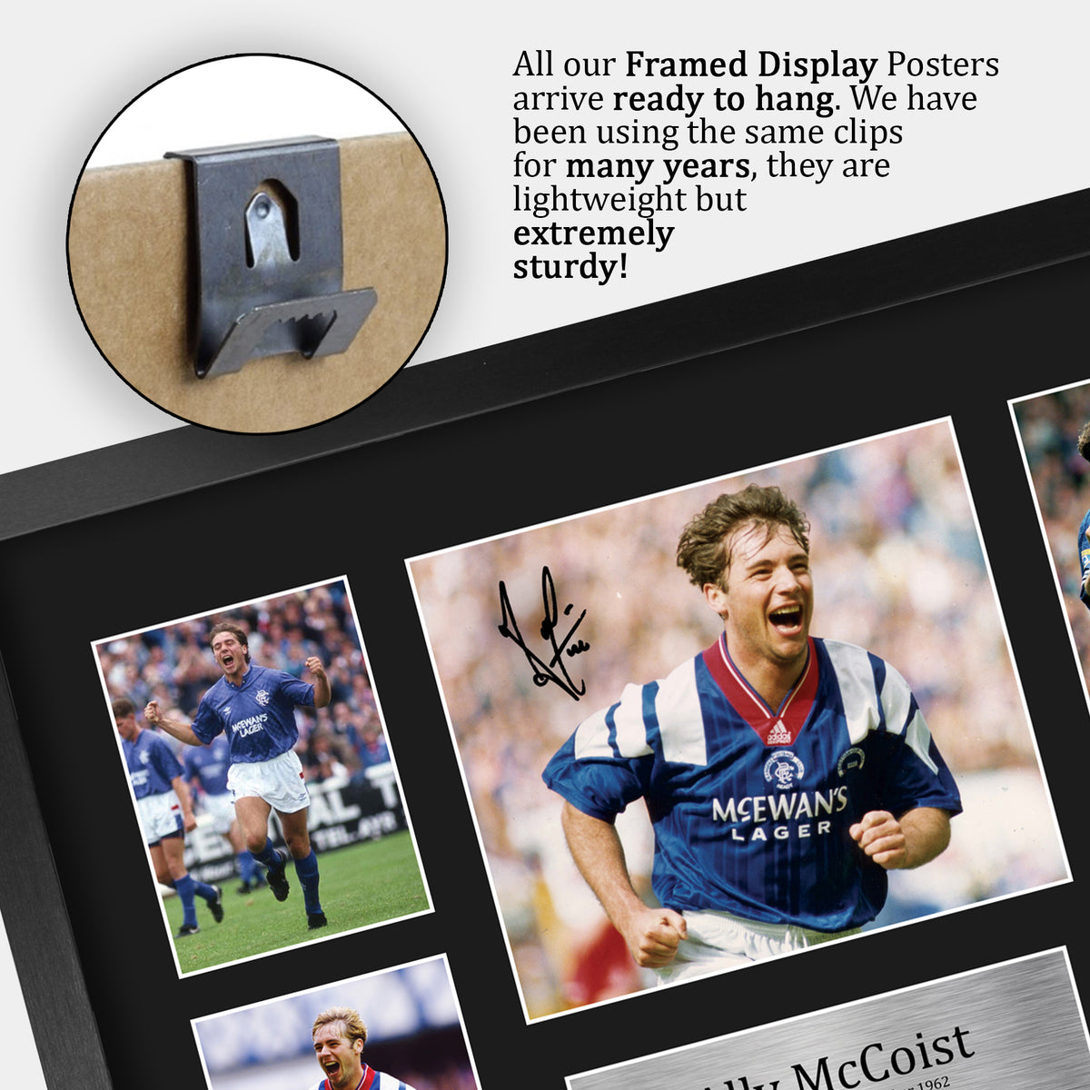 FR A3 Ally McCoist Gers A3 framed print, view 5