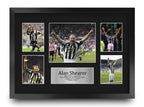 Alan Shearer Magpies A3 framed print