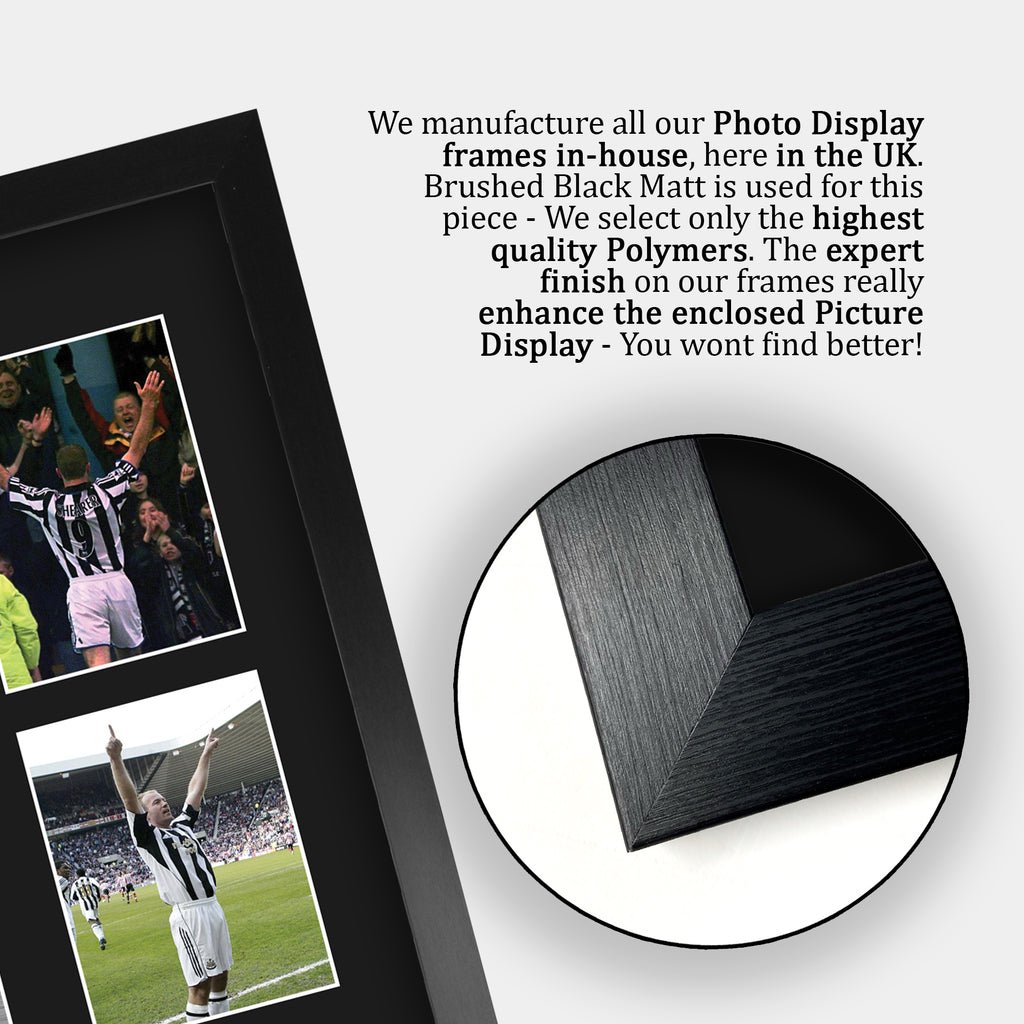 Alan Shearer Magpies A3 framed print, view 6