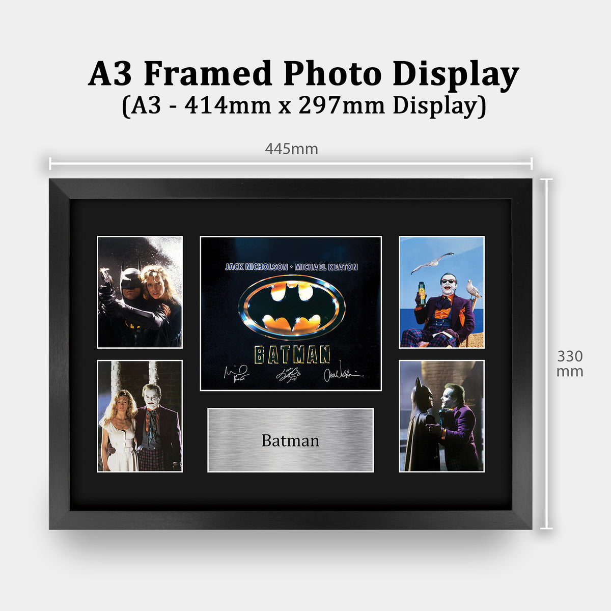 Michael Keaton A3 framed print, view 2
