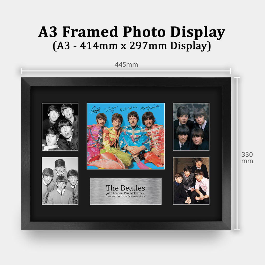 The Beatles A3 framed print, view 2