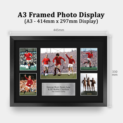 Best Charlton Law The United Holy Trinity A3 framed print, view 2