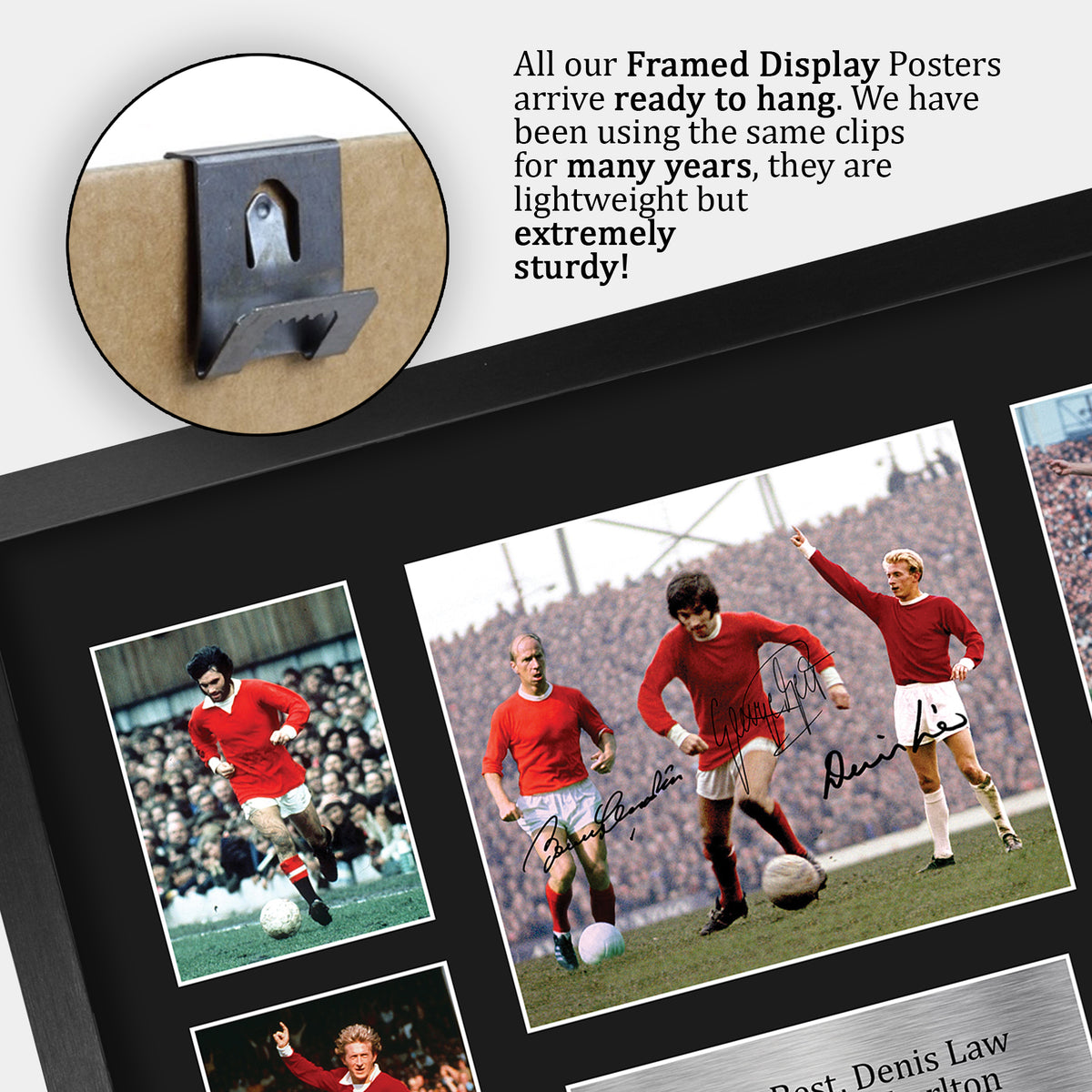 Best Charlton Law The United Holy Trinity A3 framed print, view 5