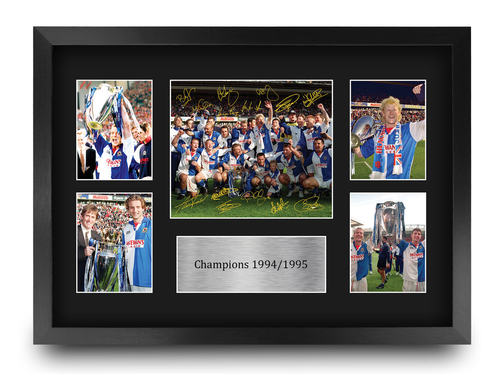 Blackburn Rovers Premier League Champions 1994-1995 A3 framed print