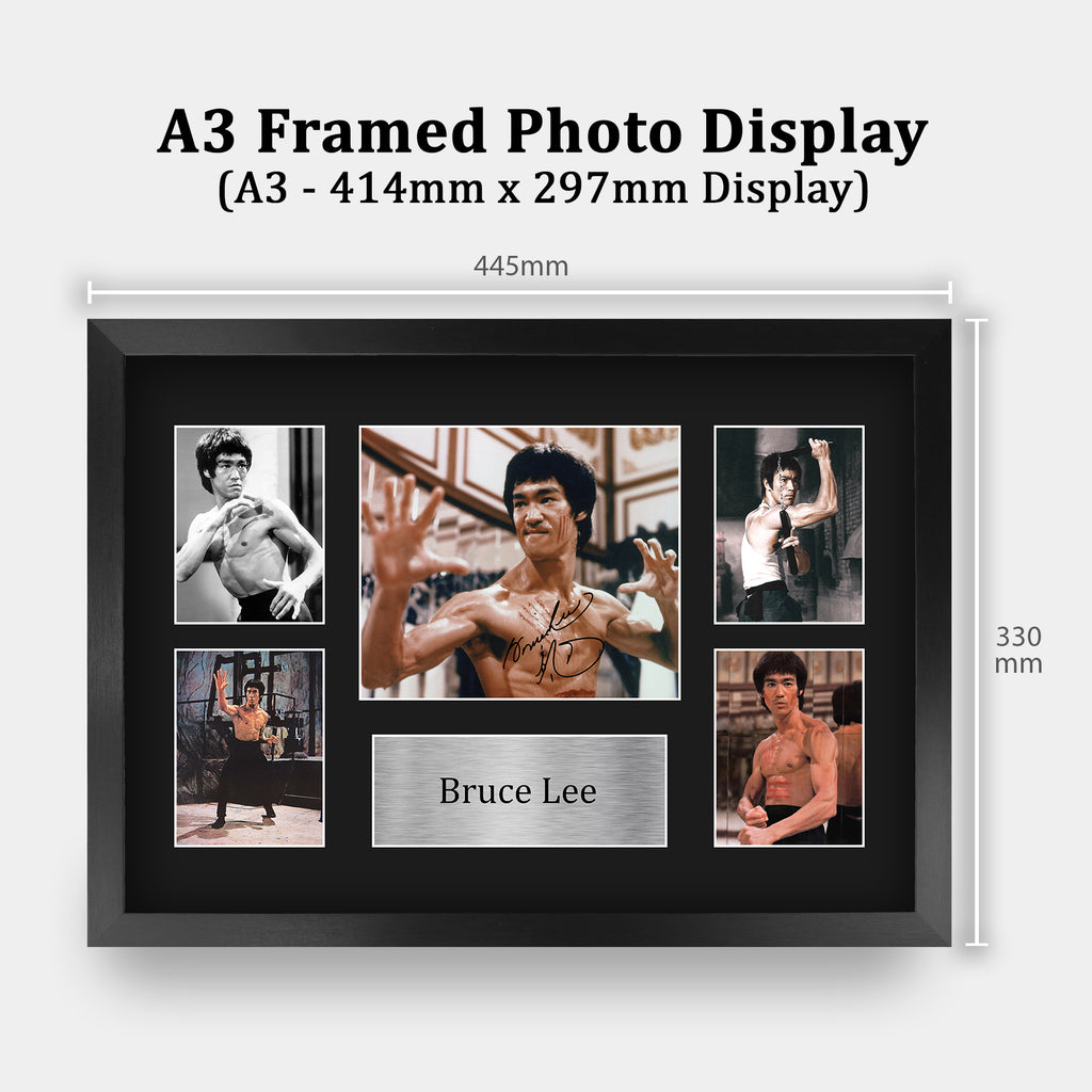 Bruce Lee A3 framed print, view 2