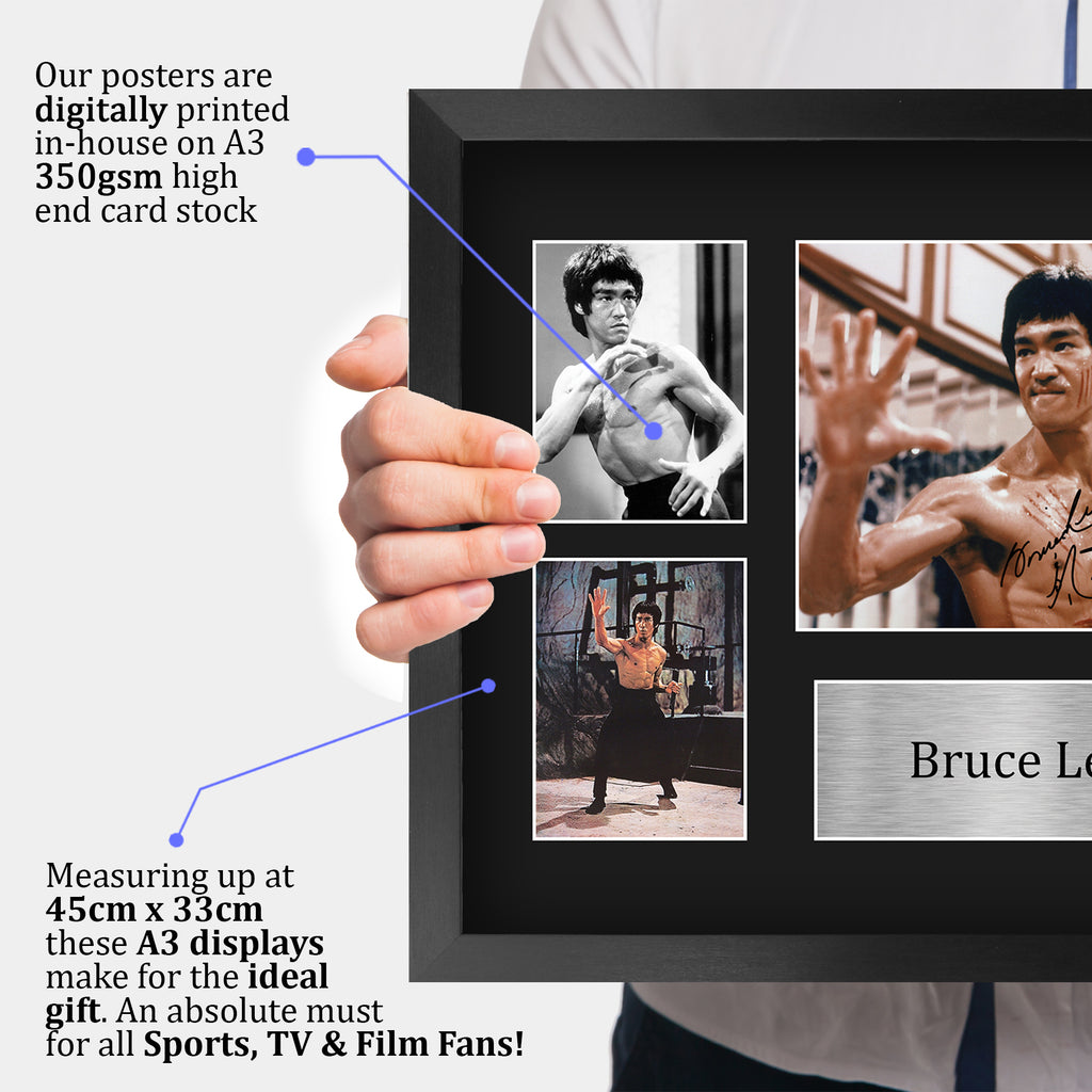 Bruce Lee A3 framed print, view 3