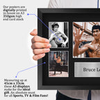Bruce Lee A3 framed print, view 3