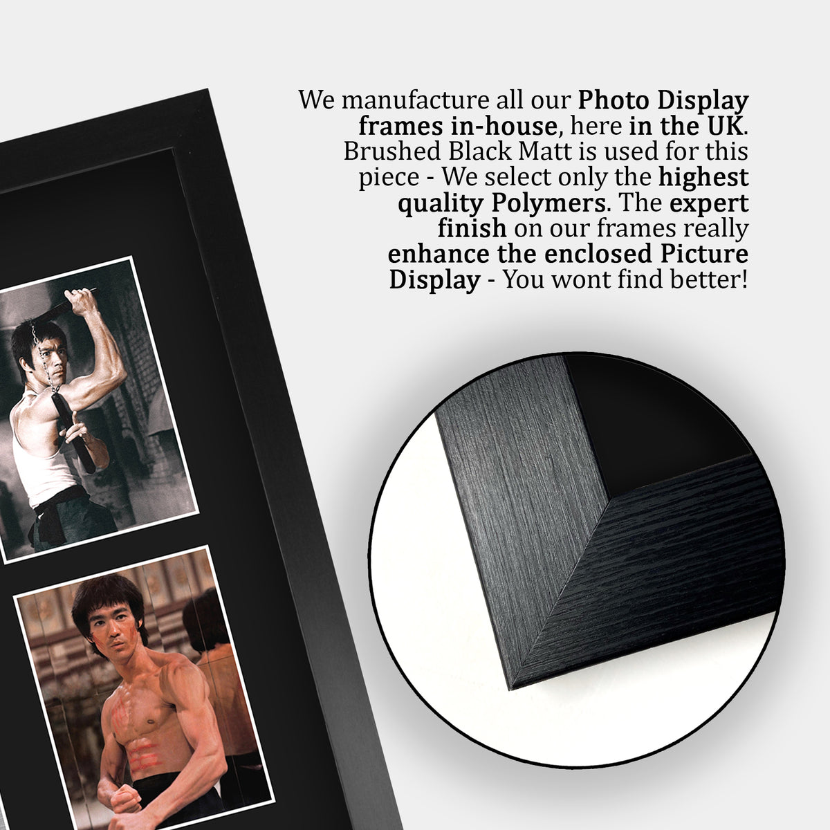 Bruce Lee A3 framed print, view 6