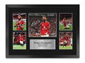 Bruno Fernandes Manchester United A3 framed print