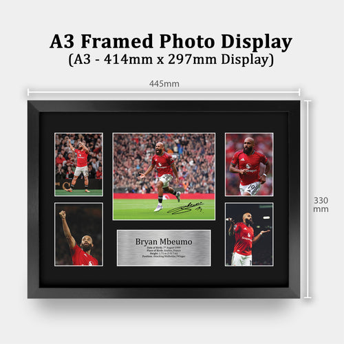 Brian Mbeumo A3 framed print, view 2