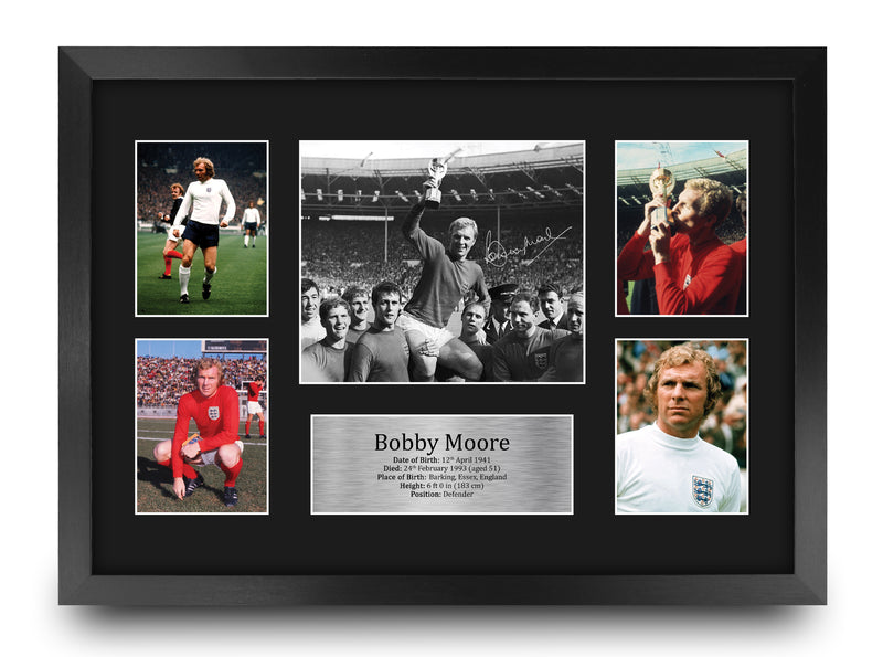 Bobby Moore England A3 Framed Print
