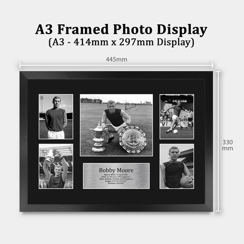 Bobby Moore A3 framed print, view 2