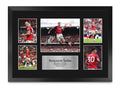 Benjamin Sesko A3 framed print