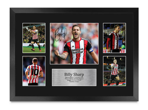 Billy Sharp Sheffield United A3 framed print