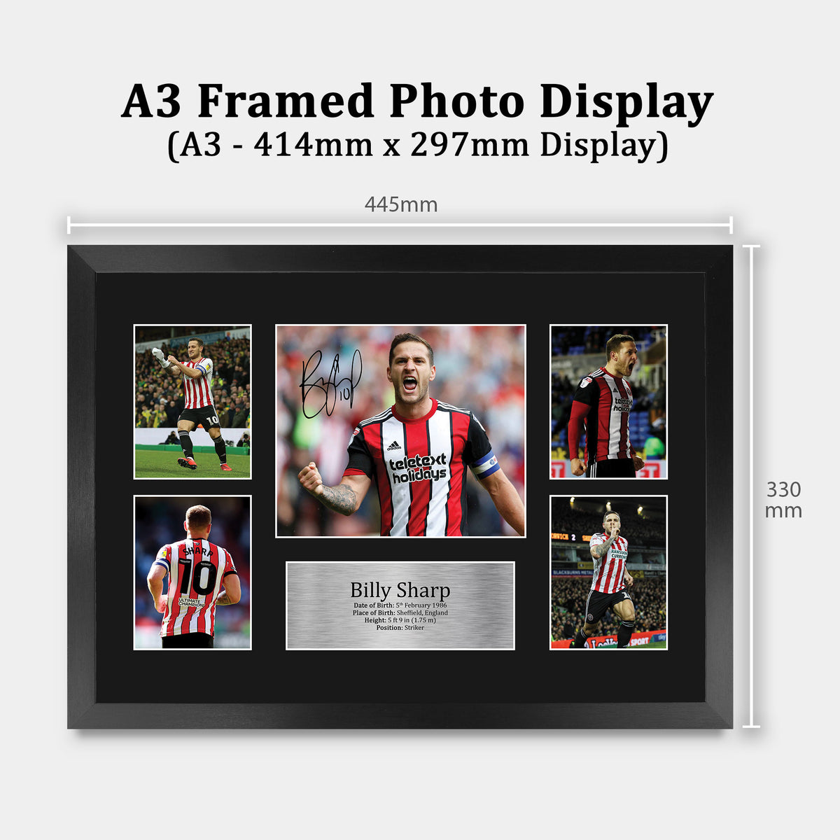 Billy Sharp Blades A3 framed print, view 2