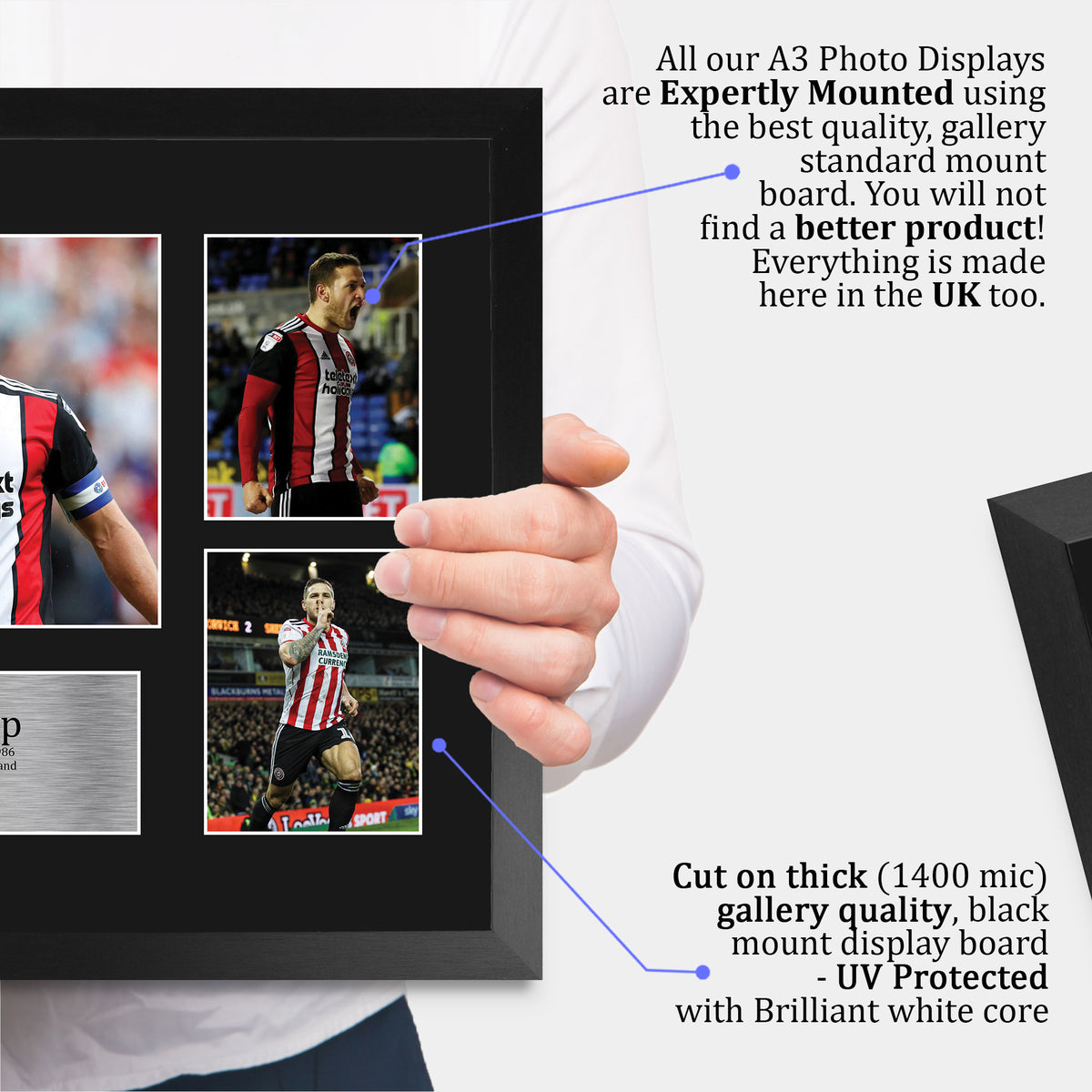 Billy Sharp Blades A3 framed print, view 4
