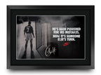 Eric Cantona Punished Advert A3 framed print