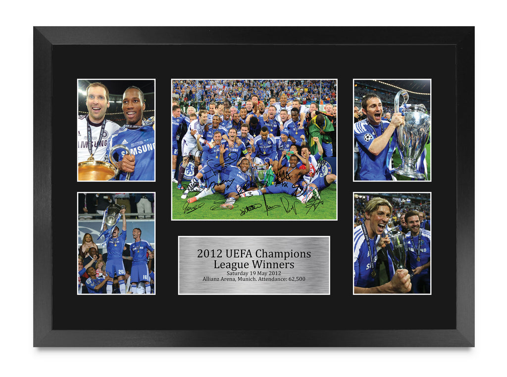 Champions League Winners 2012 A3 framed print