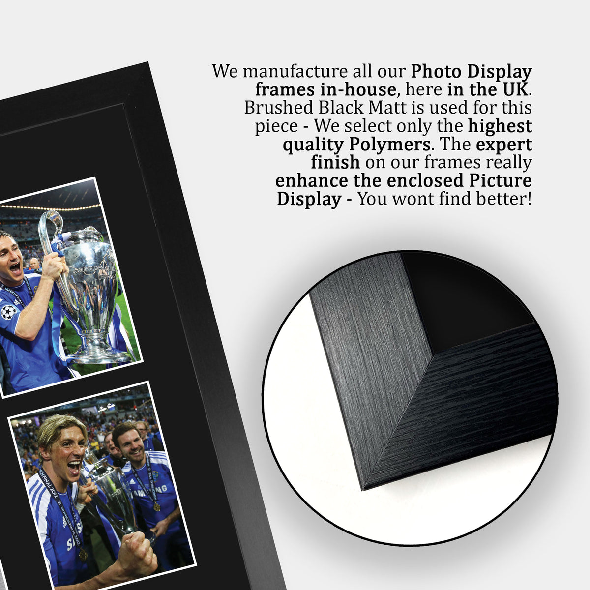 Champions League Winners 2012 A3 framed print, view 6