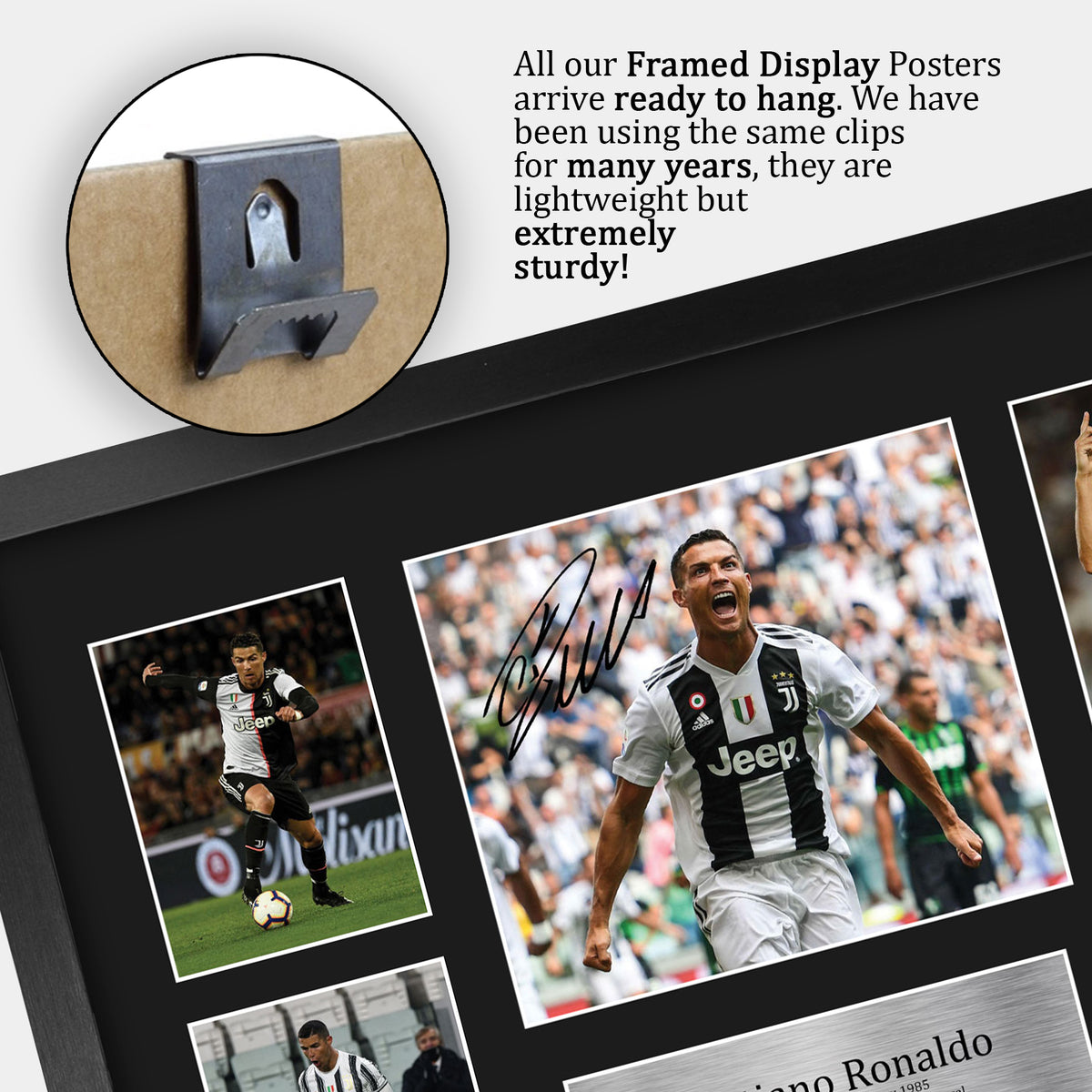 Ronaldo Turin A3 framed print, view 5