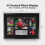 Cristiano Ronaldo Portugal A3 framed print, view 2
