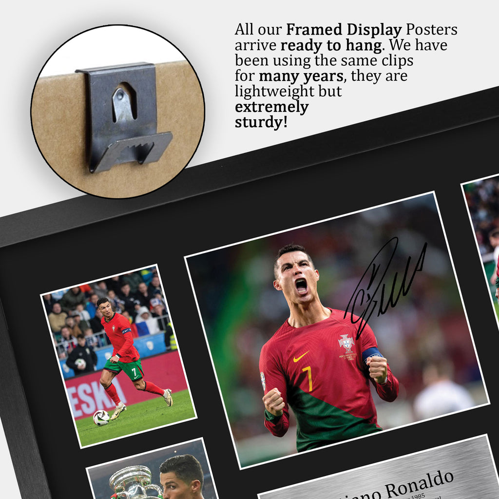 Cristiano Ronaldo Portugal A3 framed print, view 5