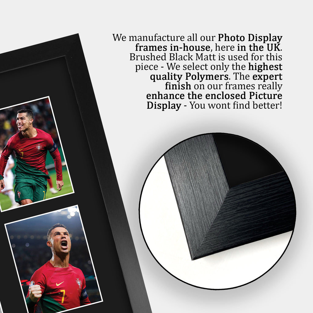 Cristiano Ronaldo Portugal A3 framed print, view 6