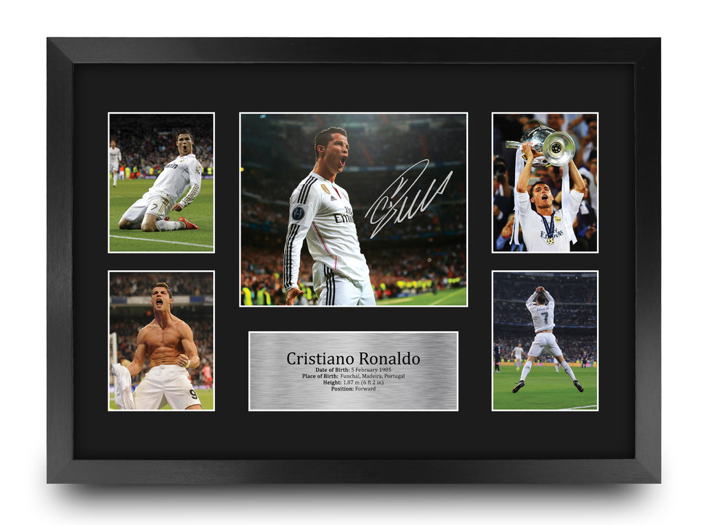 Cristiano Ronaldo Real Madrid A3 framed print