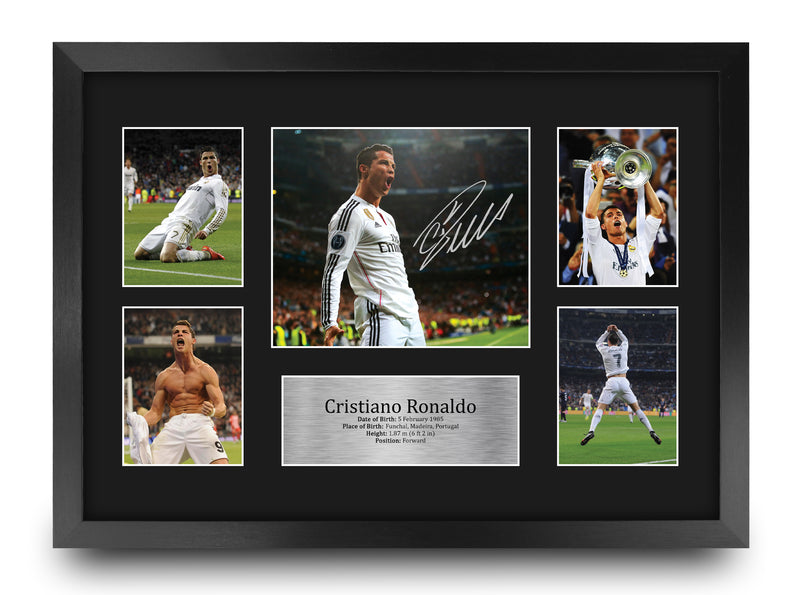 Cristiano Ronaldo Real Madrid A3 Framed Print