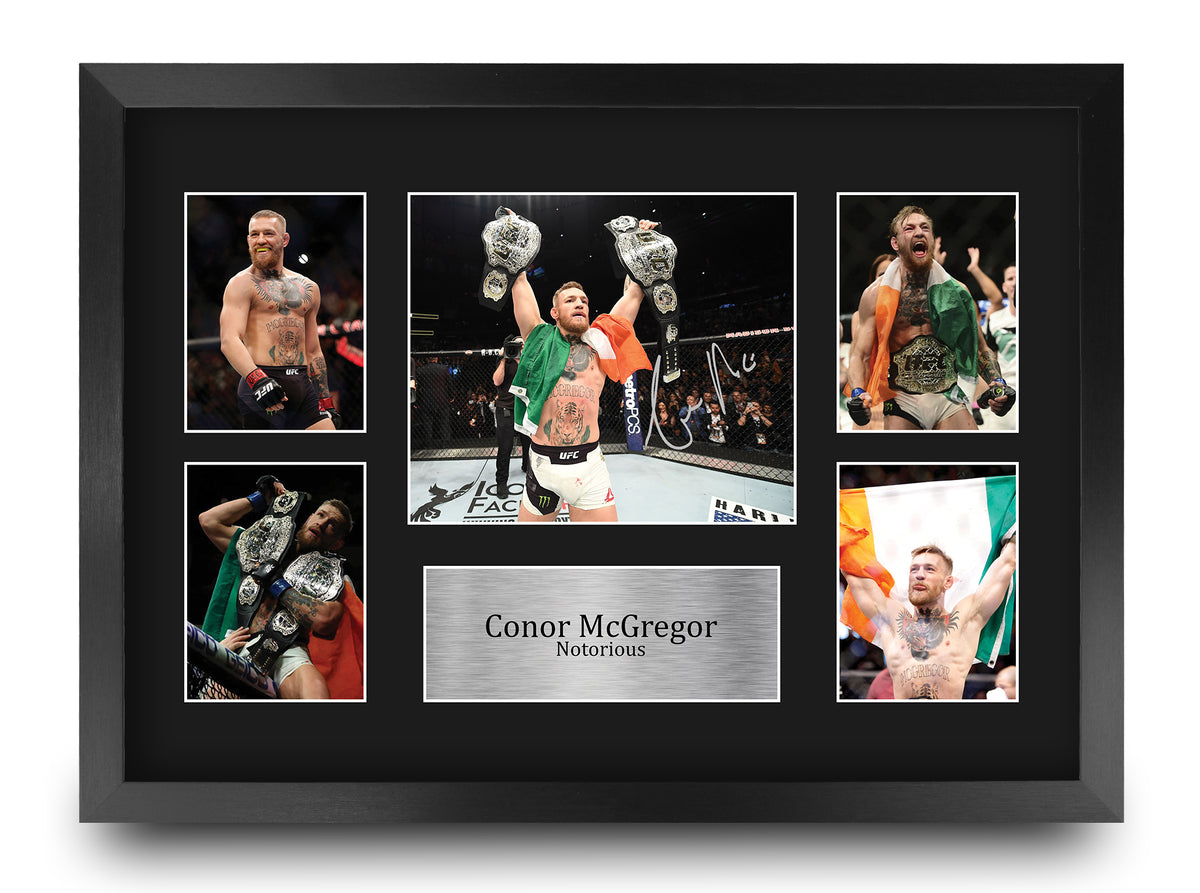 Conor McGregor Ultimate Fighting Champion Notorious A3 framed print