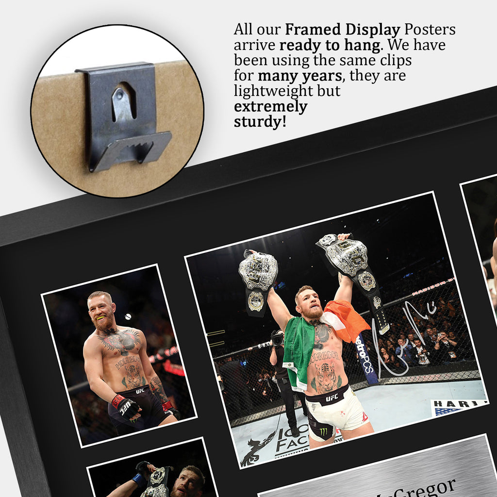 Conor McGregor Ultimate Fighting Champion Notorious A3 framed print, view 5