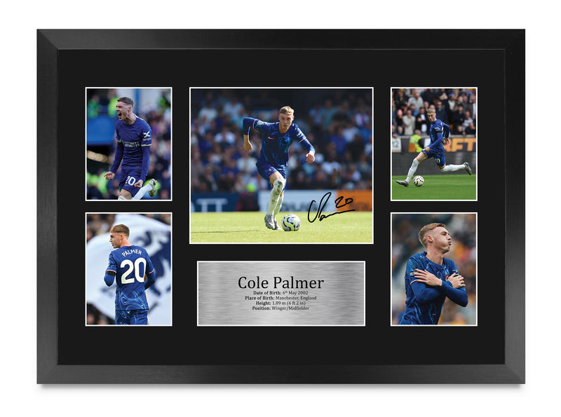 Cole Palmer Chelsea A3 Framed Print