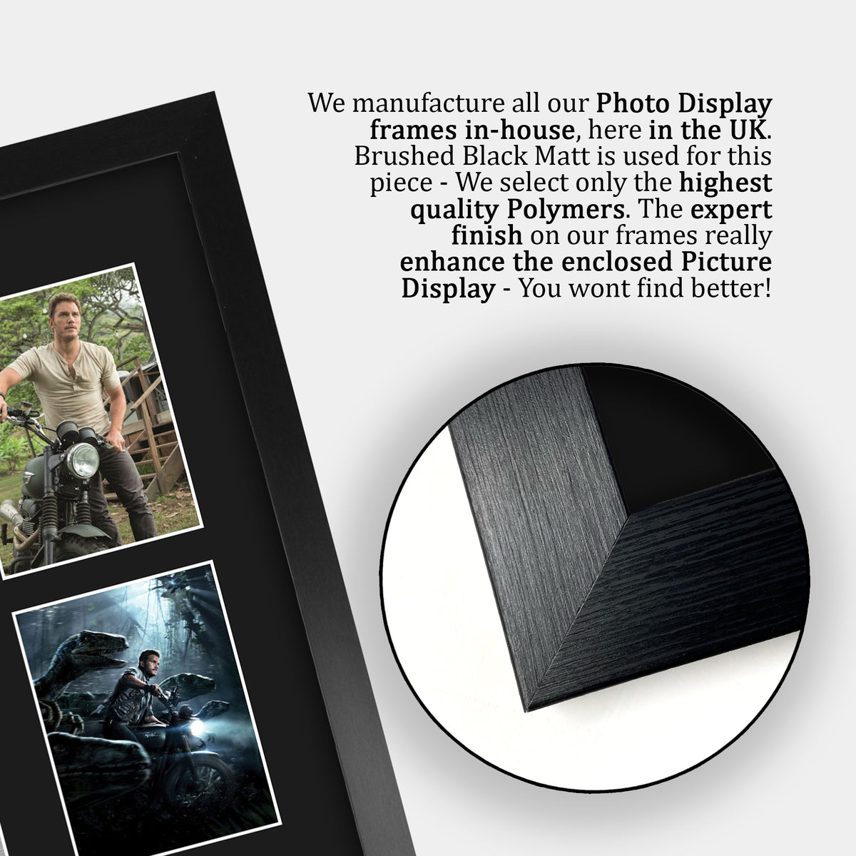 Chris Pratt Jurassic World A3 framed print, view 6