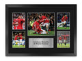 Cristiano Ronaldo & Wayne Rooney A3 framed print