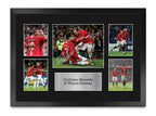 Cristiano Ronaldo & Wayne Rooney A3 framed print