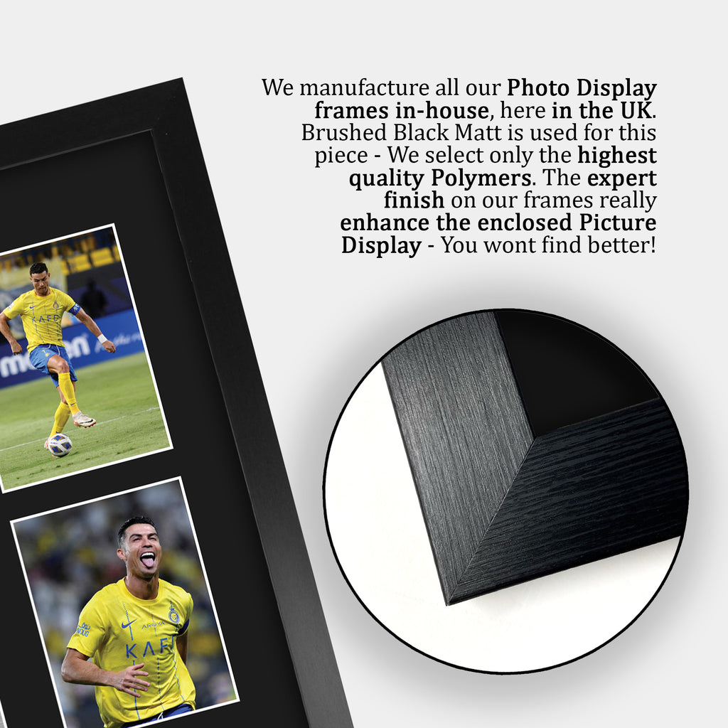 Cristiano Ronaldo Al Nassr A3 framed print, view 6