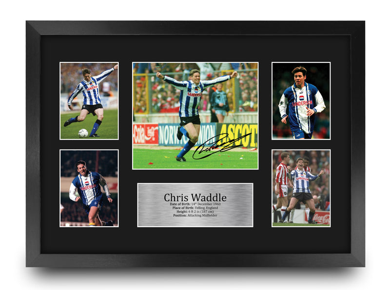 Chris Waddle A3 Framed Print