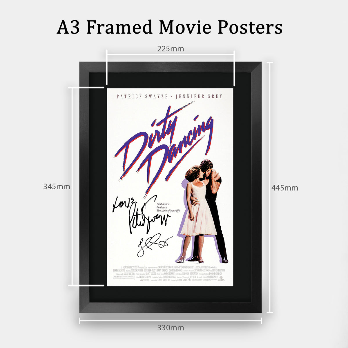 Dirty Dancing A3 Framed Movie A3 framed print, view 2