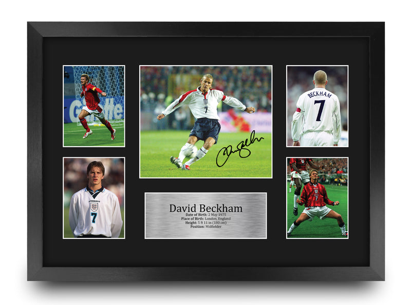 David Beckham England A3 Framed Print