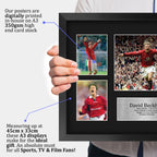 David Beckham Manchester United A3 framed print, view 3