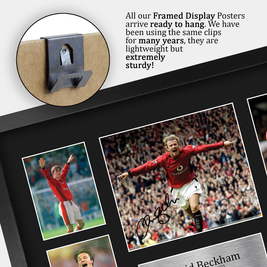 David Beckham Manchester United A3 framed print, view 5