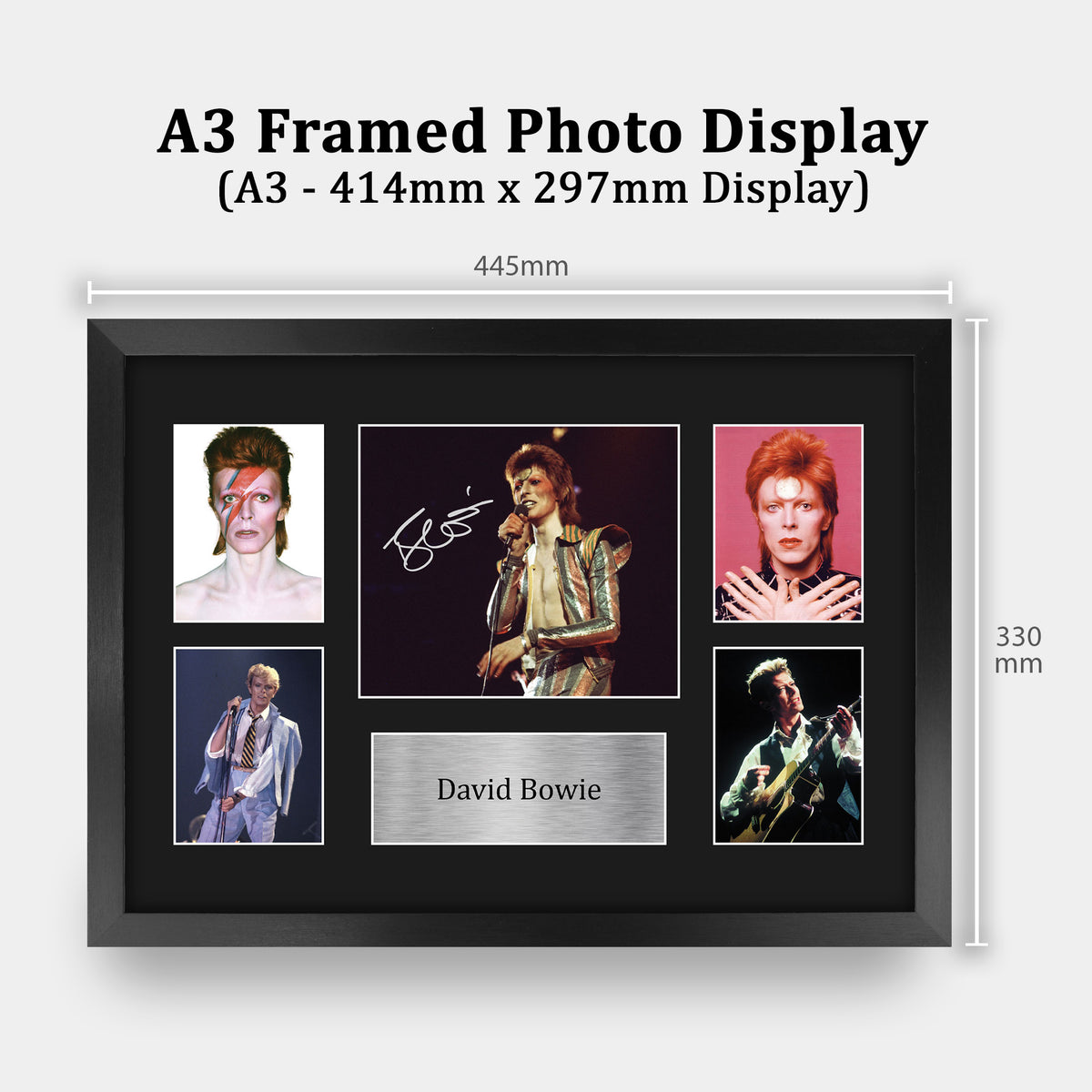David Bowie A3 framed print, view 2